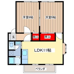 テクノハウス光陽台Bの物件間取画像